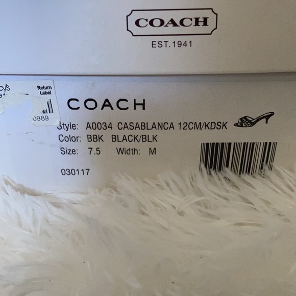 Coach heels - Picture 6 of 6